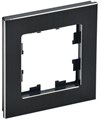 Рамка 1-м BRITE РУ-1-1-БрЧ металл черн. IEK BR-M12-M-K02 1679801 - фото 16764795
