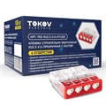 Клемма строительно-монтажная СМК 2273-244 EU2.5 414 4-проводная с пастой TOKOV ELECTRIC TKE-EU2.5-414-P/C100 1672310 - фото 16764822