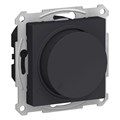 Светорегулятор поворотно-нажимной AtlasDesign 400Вт механизм карбон SE ATN001023 1659824 - фото 16764839