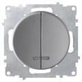 Выключатель 2-кл. СП Florence 10А IP20 с подсветкой механизм сер. (1E31801302) OneKeyElectro 2172848 1656635 - фото 16764856