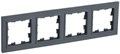 Рамка 4-м BRITE РУ-4-БрГ графит IEK BR-M42-K53 1647571 - фото 16764898