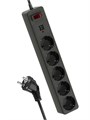 Удлинитель с сетевым фильтром 5х3м с заземл. 10А IP20 2.2кВт 2хUSB 3х0.75 с предохранителем КОСМОС FKsm3m-5g(B)USB 1587972 - фото 16764922