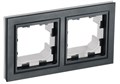 Рамка 2-м IP44 BRITE РУ-2-БрЧ-44 черн. IEK BR-M22-44-K02 1617321 - фото 16764980