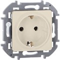 Розетка 1-м СП Inspiria 16А IP20 250В 2P+E немецк. стандарт механизм сл. кость Leg 673721 1445258 - фото 16765337