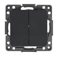 Выключатель 2-кл. Стокгольм 10А механизм черн. PROxima EKF EZV10-023-10 1396224 - фото 16765408