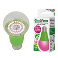 Лампа светодиодная LED-A60-15W/SPSB/E27/CL PLP30GR 15Вт A60 грушевидная прозрачная для растений спектр для рассады и цветения (упак. картон) Uniel UL-00004582 559377 - фото 16765621