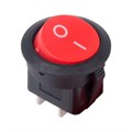 Выключатель клавишный круглый 250В 6А (2с) ON-OFF красн. (RWB-213 SC-214 MRS-102-8) Rexant 36-2560 499593 - фото 16765739
