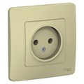Розетка 1-м СП Blanca 16А IP20 250В без заземл. без защ. шторок беж. SE BLNRS000017 520084 - фото 16765847