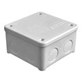 Коробка распределительная ОП 85х85х45мм IP54 7 выходов без гермовводов крышка на винтах сер. Epplast 135132 516732 - фото 16765860