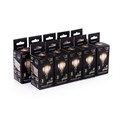 Лампа светодиодная филаментная Black Filament 11Вт P45 шар 2700К тепл. бел. E14 810лм GAUSS 105801111 1252163 - фото 16765872