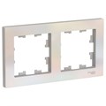 Рамка 2-м AtlasDesign универс. жемчуж. SE ATN000402 1240264 - фото 16765942