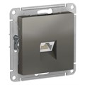 Розетка компьютерная AtlasDesign RJ45 кат.5E механизм сталь SE ATN000983 1240512 - фото 16765952
