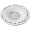 Светильник декоративный встраиваемый DLS-V103 GU5.3 WHITE "Vernissage" без лампы GU5.3 металл бел. отделка стразами литой Fametto 10727 487078 - фото 16766050