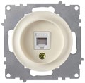 Розетка телефонная 1-м СП Florence RJ11 механизм беж. (1E20601301) OneKeyElectro 2172792 467451 - фото 16766166