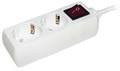 Удлинитель 2х3м с заземл. 16А IP20 У02К 2P+PE 250В 3х1 с выкл. IEK WYP10-16-02-03-ZK-N 1037323 - фото 16766739