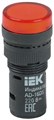 Лампа светосигнальная AD16DS d16мм 230В AC красн. IEK BLS10-ADDS-230-K04-16 148889 - фото 16766976