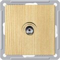 Розетка телевизионная оконечная TV 1-м СП W59 механизм сосна SE RTS-151-7-86 122072 - фото 16767307
