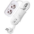 Удлинитель 2х5м с заземл. 10А IP20 У10-553 ПВС 3х0.75 UNIVersal 553-05 55360 - фото 16767504