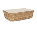 "Капучино" журнальный столик из искусственного ротанга, цвет соломенный YH-S4133W - фото 16769977