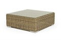 "Капри" журнальный столик плетеный, цвет соломенный YH-S4865G - фото 16770058