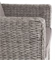 "Капучино" кресло из искусственного ротанга (гиацинт), цвет серый YH-C1130W-3-TW gray - фото 16770437
