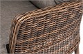 "Алиса" кресло плетеное, цвет коричневый с подушками YH-C1618W brown - фото 16770587
