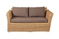 "Капучино" диван из искусственного ротанга двухместный, цвет соломенный YH-C2130W-3 - фото 16770661