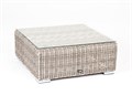 "Лунго" журнальный столик плетеный, цвет бежевый YH-S4019G beige - фото 16770751