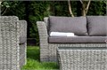 "Капучино" диван из искусственного ротанга (гиацинт) двухместный, цвет серый YH-C2130W-3 TW gray - фото 16771650