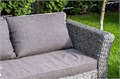 "Капучино" диван из искусственного ротанга (гиацинт) двухместный, цвет серый YH-C2130W-3 TW gray - фото 16771652