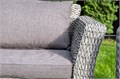 "Капучино" диван из искусственного ротанга (гиацинт) двухместный, цвет серый YH-C2130W-3 TW gray - фото 16771653
