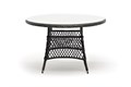 "Эспрессо" плетеный круглый стол, диаметр 118 см, цвет графит YH-T1661G graphite - фото 16771661