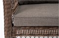 "Гранд Латте" диван трехместный из искусственного ротанга, цвет коричневый YH-C3881W brown - фото 16771704