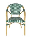 "Кабри" плетеный стул из искусственного ротанга, цвет зеленый ZF2100C green - фото 16771719