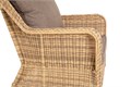 "Гляссе" кресло плетеное из искусственного ротанга, цвет соломенный YH-C1579W-2 - фото 16771884