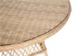 "Эспрессо" плетеный круглый стол, диаметр 118 см, цвет соломенный YH-T1661G - фото 16771932