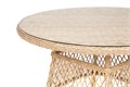 "Эспрессо" плетеный круглый стол, диаметр 118 см, цвет соломенный YH-T1661G - фото 16771933