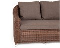 "Кон Панна" диван из искусственного ротанга двухместный, цвет коричневый YH-C2808W brown - фото 16772011