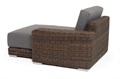 "Капри" кушетка из искусственного ротанга, цвет коричневый YH-C1865WZ brown - фото 16772479