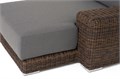 "Капри" кушетка из искусственного ротанга, цвет коричневый YH-C1865WZ brown - фото 16772480