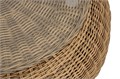 "Барселона" журнальный столик из искусственного ротанга, цвет соломенный YH-S4093G - фото 16772485