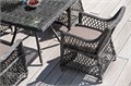 "Латте" плетеное кресло из искусственного ротанга, цвет графит YH-C1619W-2 graphite - фото 16772610