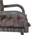 "Толедо" кресло плетеное с подушками, цвет графит YH-C1910W graphite - фото 16772915
