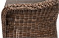 "Равенна" диван двухместный плетенный из ротанга, цвет коричневый YH-C2104W brown - фото 16772973