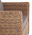 "Капучино" кресло из искусственного ротанга (гиацинт), цвет соломенный YH-C1130W-3-TW - фото 16773196