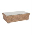 "Капучино" журнальный столик из искусственного ротанга (гиацинт), цвет соломенный YH-S4133W-TW - фото 16773266