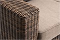 "Боно" диван из искусственного ротанга трехместный, цвет коричневый YH-C3515W brown - фото 16773591