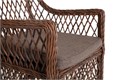"Латте" плетеное кресло из искусственного ротанга, цвет коричневый YH-C1619W-2 brown - фото 16773811