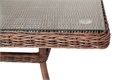 "Айриш" стол плетеный из искусственного ротанга, цвет коричневый YH-T4428G brown - фото 16774198