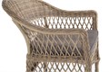 "Сицилия" плетеный стул из искусственного ротанга, цвет соломенный YH-C1620W - фото 16774330